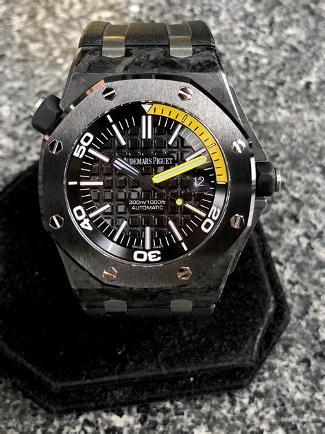 audemars piguet royal oak offshore diver carbon|royal oak offshore watch price.